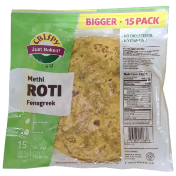 Crispy Methi Roti Fenugreek 15s 