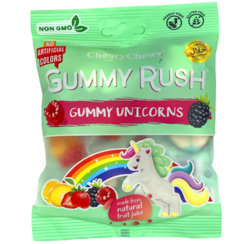 Cheery Chews Gummy Rush Gummy Unicorns 90g 