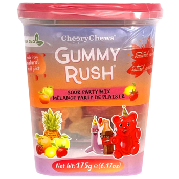 Cheery Chews Gummy Rush Sour Party Mix 175g 