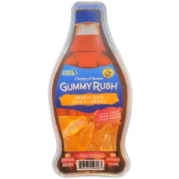 Cheery Chews Gummy Rush Orange Soda 160g 