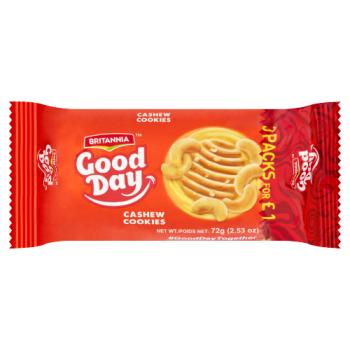 Britannia Good Day Cashew Cookies 72g