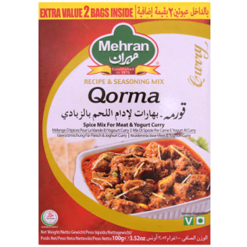 Mehran Qorma Recipe & Seasoning Mix 100g 