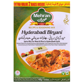 Mehran Hyderabadi Biryani Recipe & Seasoning Mix 100g 