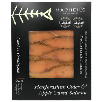 Macneil's Smokehouse Herefordshire Cider & Apple Cured Salmon 100g