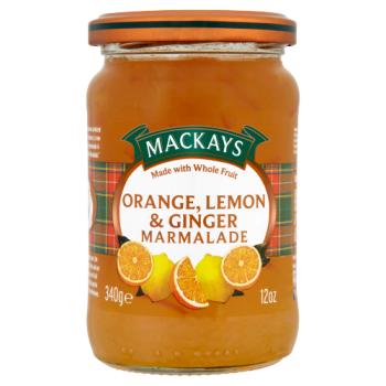 Mackays Orange, Lemon & Ginger Marmalade 340g