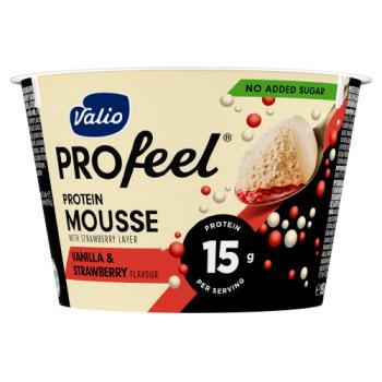 Valio Profeel Protein Mousse Vanilla & Strawberry Flavour 150g