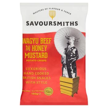 Savoursmiths Wagyu Beef and Honey Mustard Potato Crisps 150g