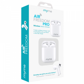 MyMe Air Freedom Pro Wireless Stereo Earbuds (Colour May Vary) 