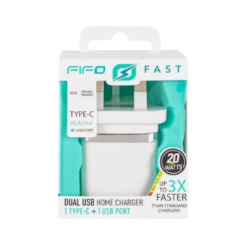 Fifo Fast Home Charger USB-A & USB-C