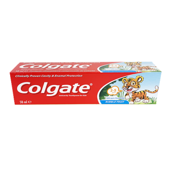 Colgate Toddler Toothpaste Bubble Fruit 50ml 