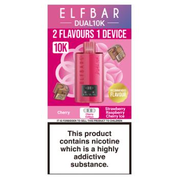 Elfbar Dual 10K 2 Flavours 1 Device Cherry Edition