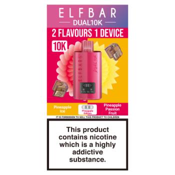 Elfbar Dual 10K 2 Flavours 1 Device Pineapple Edition