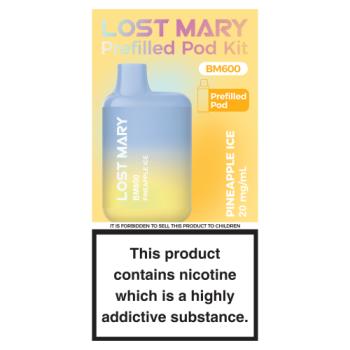 Lost Mary BM600 Pineapple Ice Prefilled Pod Kit 20mg/ml