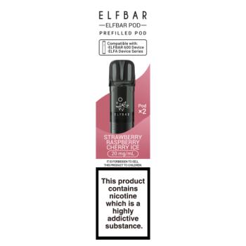 Elfbar Strawberry Raspberry Cherry Ice 2 Prefilled Pod
