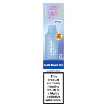 Lost Mary BM600 Blue Razz Ice Prefilled Pod 20mg/ml