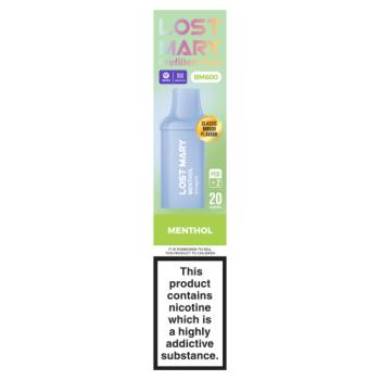 Lost Mary Classic BM600 Flavour 2 Menthol Prefilled Pod 20mg/ml