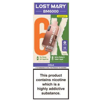 Lost Mary BM6000 Cola Refillable Kit 20mg/ml