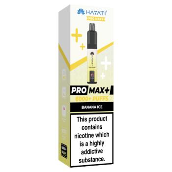 Hayati Pro Max+ 6000+ Puffs Banana Ice 20mg
