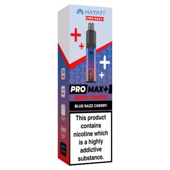Hayati Pro Max+ 6000+ Puffs Blue Razz Cherry