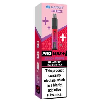 Hayati Pro Max+ 6000+ Puffs Strawberry Raspberry Ice