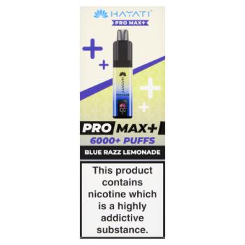Hayati Pro Max+ Blue Razz Lemonade 20mg