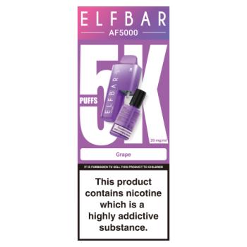 Elfbar AF5000 Grape Puffs 20mg/ml