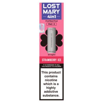 Lost Mary Pod Strawberry Ice  4in 1
