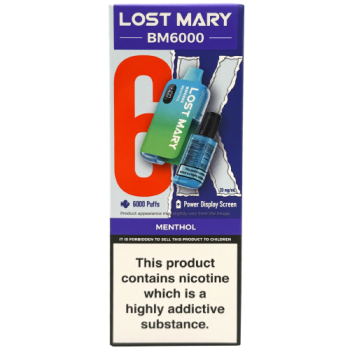Lost Mary BM600 Prefilled Pod Menthol 