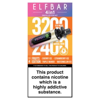 Elfbar 4in1 Fruits Edition Prefilled Pod Kit