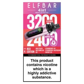 Elfbar 4in1 Red Edition Prefilled Pod Kit