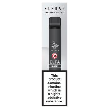 Elfbar Prefilled Pod Kit Elfa Black