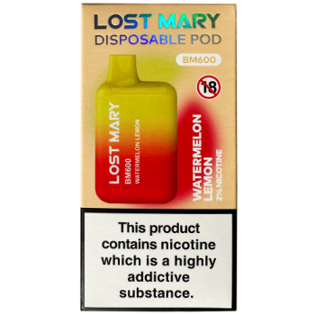 Lost Mary BM600 Disposable Pod Watermelon Lemon 