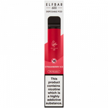 Elfbar 600 Disposable Pod Strawberry Ice 