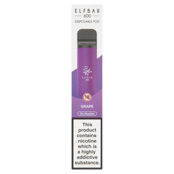 Elfbar 600 Disposable Pod Grape 20mg