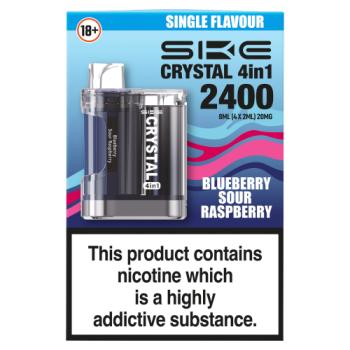 SKE Crystal 4in1 Blueberry Sour Raspberry 4 x 2ml (20mg)