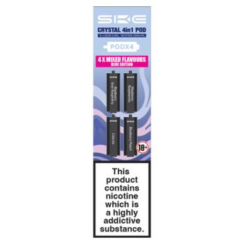 SKE Crystal 4in1 Pod Mixed Flavours Blue Edition