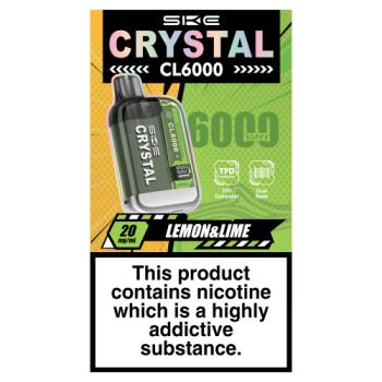 SKE Crystal CL6000 Lemon & Lime 20mg/ml