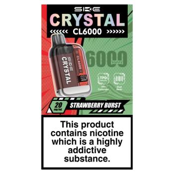 SKE Crystal CL6000 Strawberry Burst 20mg/ml