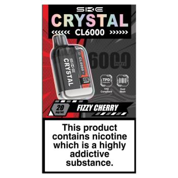 SKE Crystal CL6000 Fizzy Cherry 20mg/ml