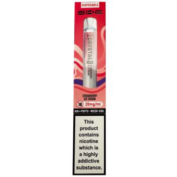 SKE Crystal Bar Disposable Vape Strawberry Ice Cream 