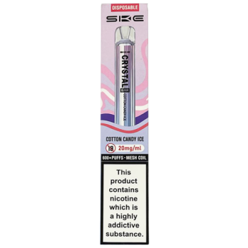 SKE Crystal Bar Disposable Vape Cotton Candy Ice 