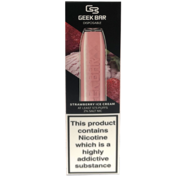 Geek Bar Disposable Strawberry Ice Cream 20mg