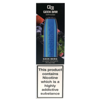 Geek Bar Geek Berg Disposbale 2% Nic Salt Minimum 575 Puffs 