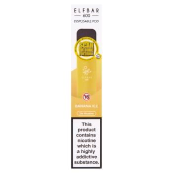 Elfbar 600 Disposable Pod Banana Ice