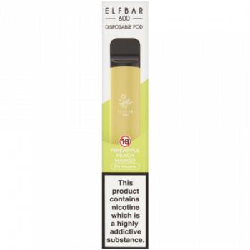 Elfbar 600 Disposable Pod Pineapple Peach Mango 