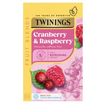 Twinings Cranberry & Raspberry Fruit Blends 40g
