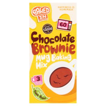 Bakedin Chocolate Brownie Mug Baking Mix