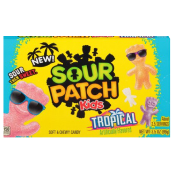 Sour Patch Kids Tropical Soft & Chewy Candy 99g 