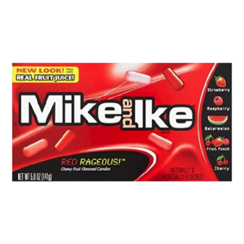 Mike and Ike Red Rageous Cherry Candy 141g 