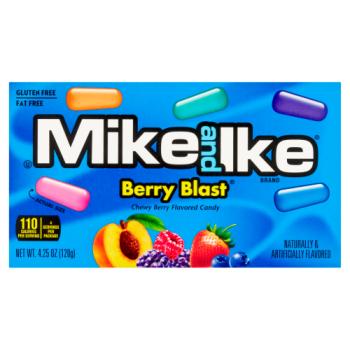 Mike and Ike Berry Blast Chewy Berry Flavour Candy 120g